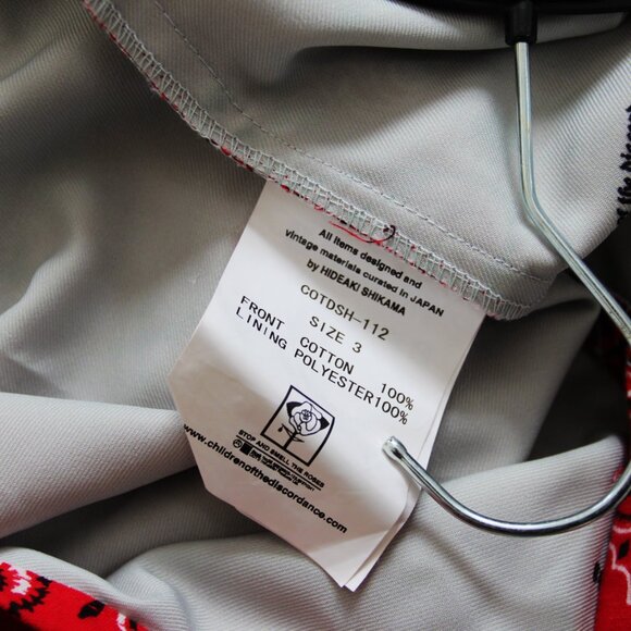 CHILDREN OF THE DISCORDANCE VINTAGE BANDANA PATCH SHIRT 3 - Picture 7 of 9